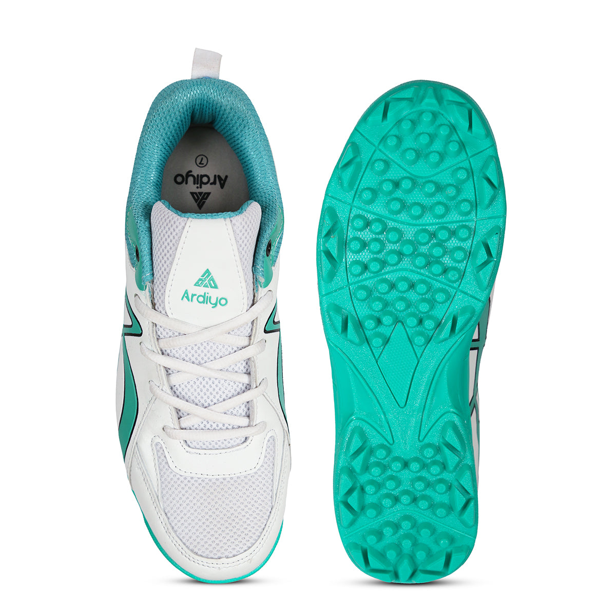 ARDIYO Eco Cricket Studs Men's Running Shoes for Men I Sport Shoes for Boys with High quality synthetic PU/PVC material.