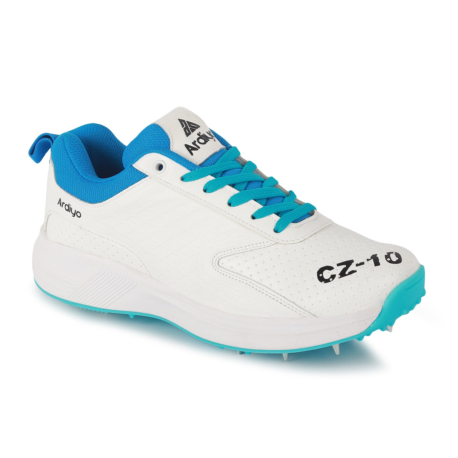 ARDIYO CZ-10 Cricket Full Spikes Shoes | Memory Insole | Multipurpose spare removeable studs