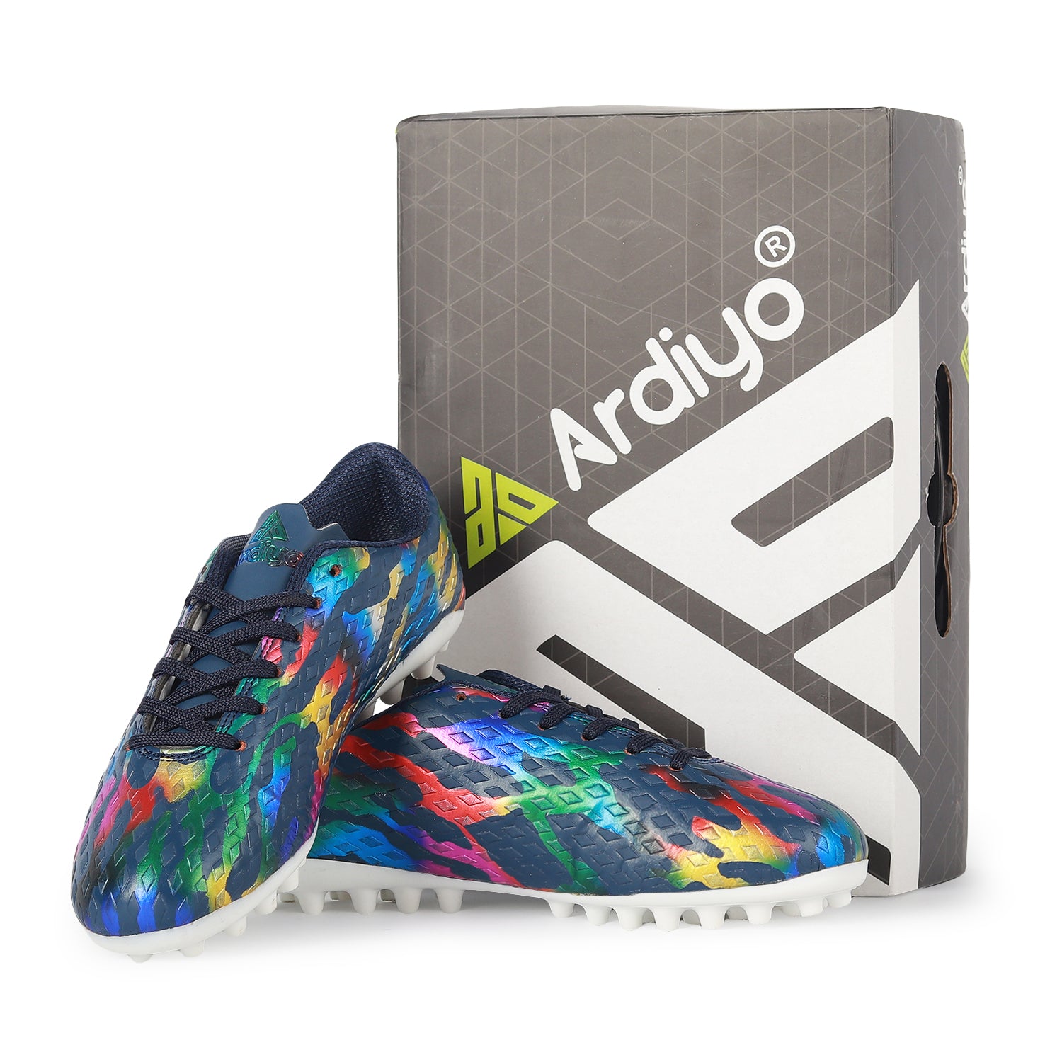 Ardiyo Football studs Rainbow PU Upper TPU Sole