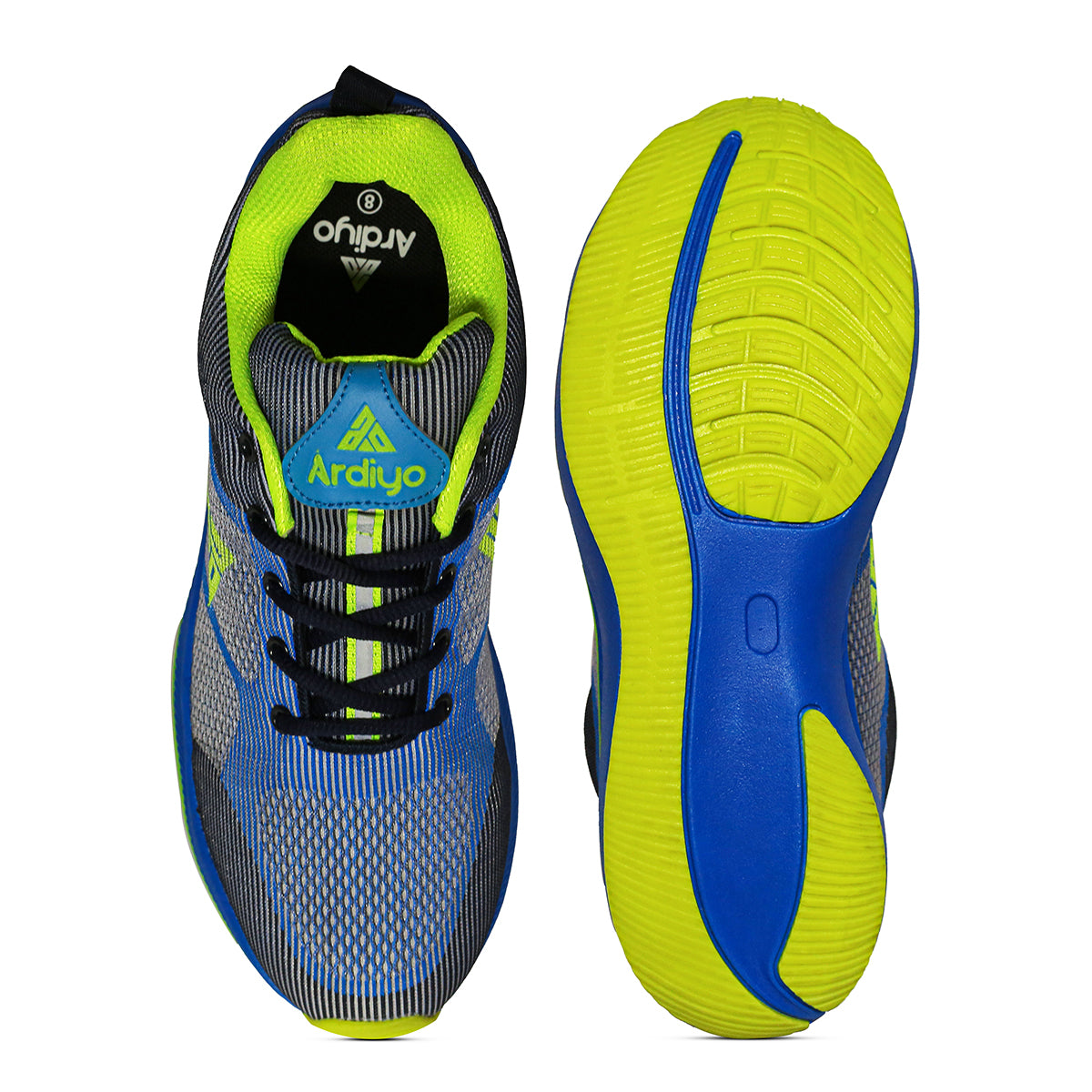 ARDIYO AEROLITE 1.0 Running Walking Jogging Walking Gym Shoes for Men | Sports Shoes for Men with a Cushioned| Mesh Upper & Secure Lace-Up Closure