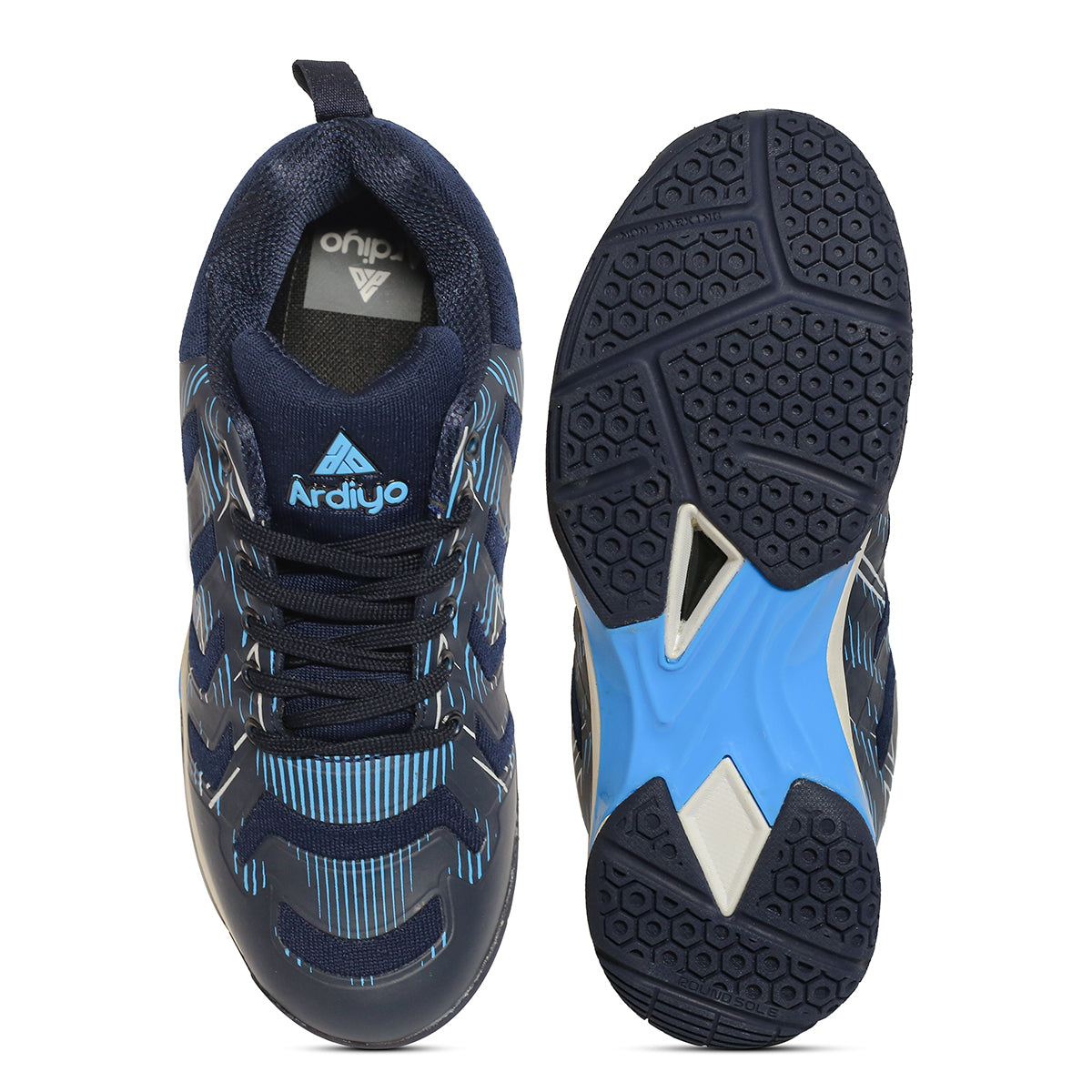 ARDIYO Badminton Fushion  Shoes for Men | Stylish Shoes with Knitted & Light Weight Upper, Support Tech