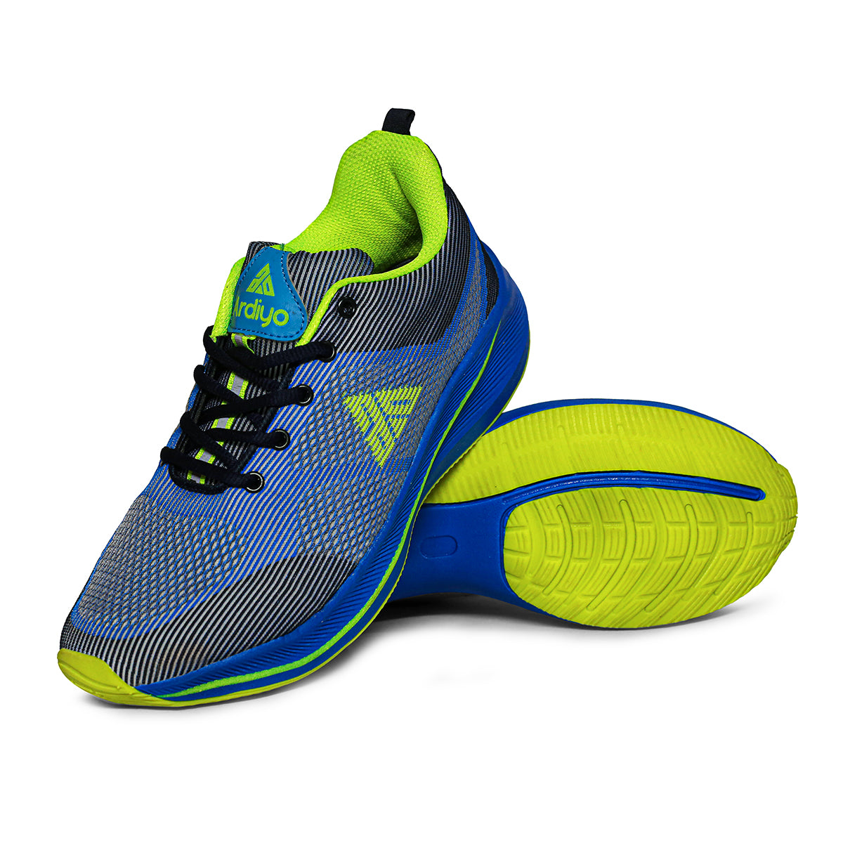 ARDIYO AEROLITE 1.0 Running Walking Jogging Walking Gym Shoes for Men | Sports Shoes for Men with a Cushioned| Mesh Upper & Secure Lace-Up Closure