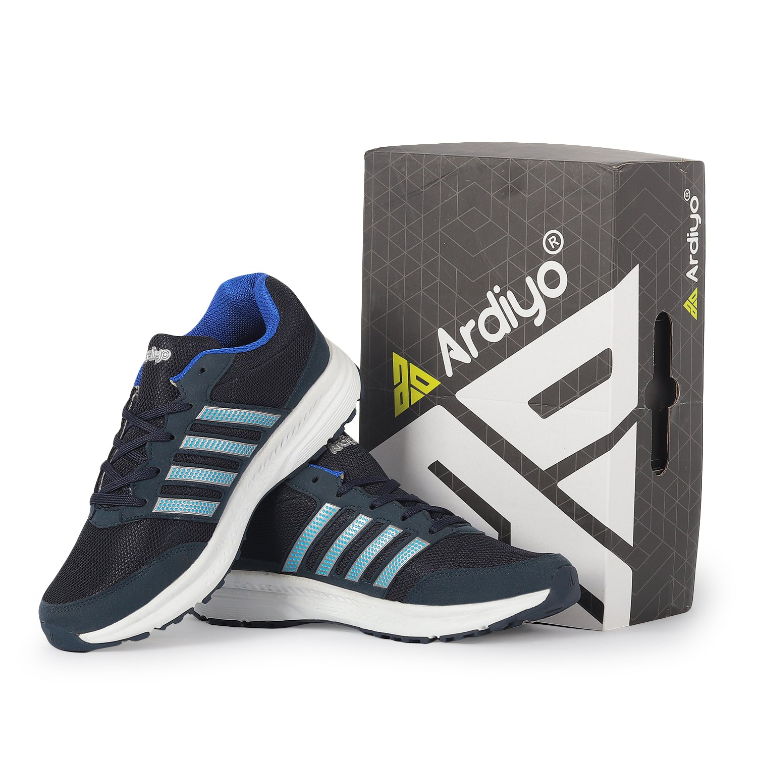 ARDIYO 1095 Sports Running Walking Gym Shoes for Men |Comfortable Shoes for Men with Upper for Airflow | Stylish Lace-Up Closure