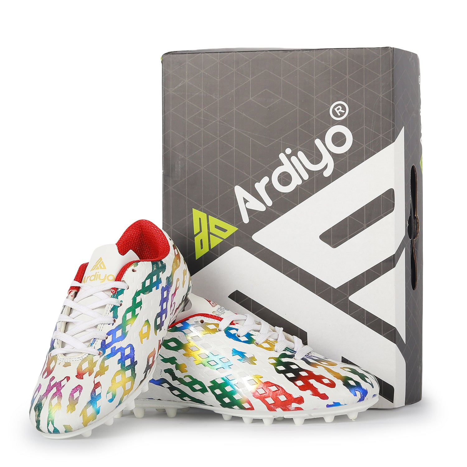 Ardiyo Football studs Rainbow PU Upper TPU Sole